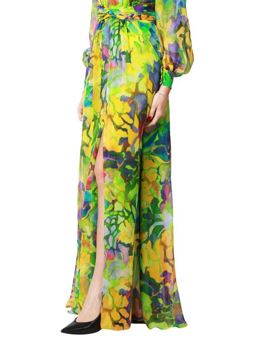 Abito verde in chiffon Carla Ruiz | 5141238